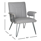 Mid-Century Modern Sessel Grau - 74B x 71T x 84H cm