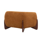 Moderner Clubsessel mit Bouclé-Bezug