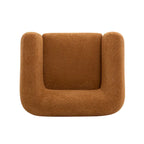 Moderner Clubsessel mit Bouclé-Bezug