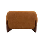 Moderner Clubsessel mit Bouclé-Bezug