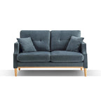 Zweisitzer-Sofa mit wasserdichtem Stoff, USB-Ladefunktion