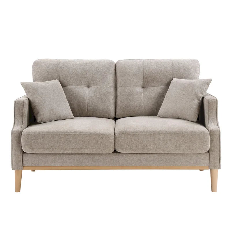 Zweisitzer-Sofa mit wasserdichtem Stoff, USB-Ladefunktion