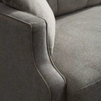 Zweisitzer-Sofa mit wasserdichtem Stoff, USB-Ladefunktion