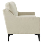 Gepolstertes Stoff-Loveseat