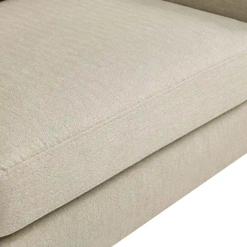 Gepolstertes Stoff-Loveseat