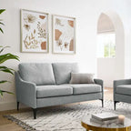 Gepolstertes Stoff-Loveseat