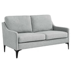 Gepolstertes Stoff-Loveseat
