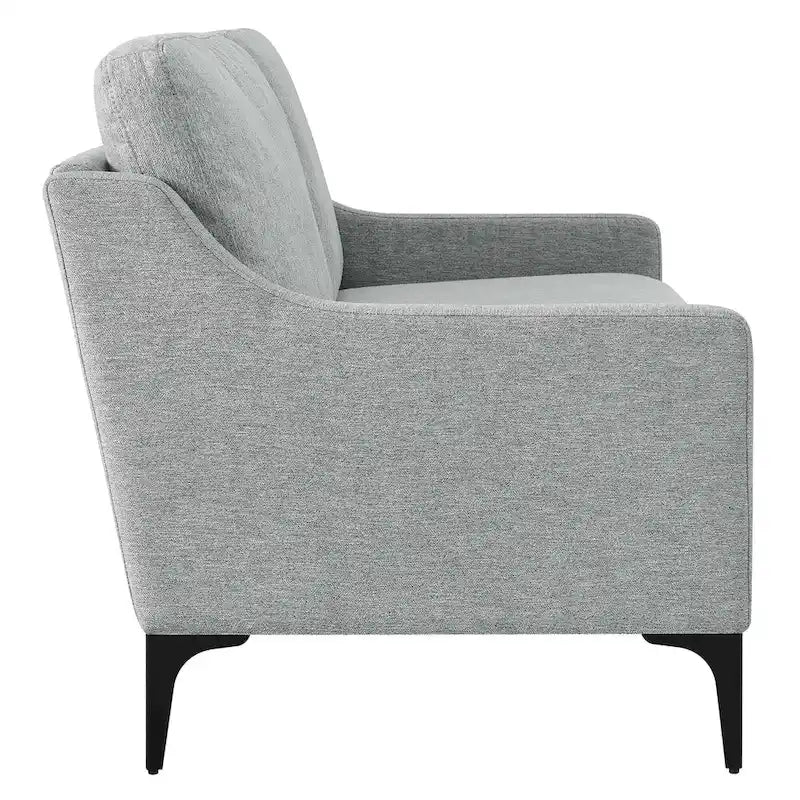 Gepolstertes Stoff-Loveseat