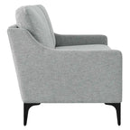 Gepolstertes Stoff-Loveseat
