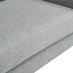 Gepolstertes Stoff-Loveseat