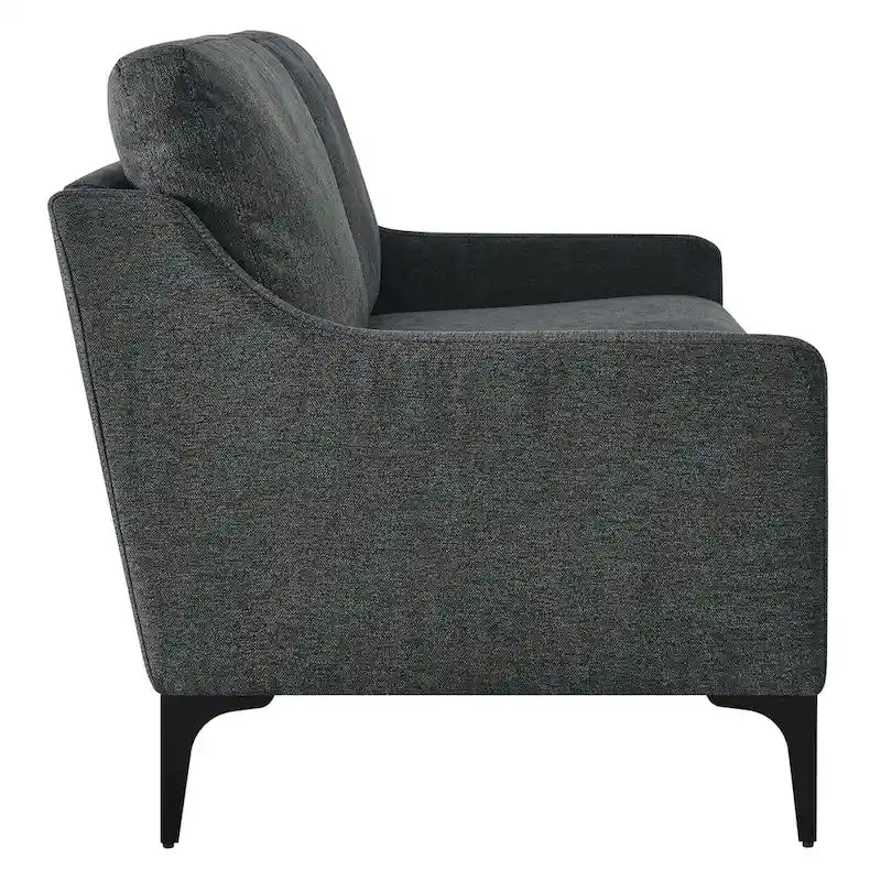 Gepolstertes Stoff-Loveseat