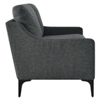 Gepolstertes Stoff-Loveseat