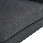 Gepolstertes Stoff-Loveseat
