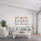 Moderner rechteckiger Couchtisch – 48 x 24