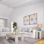 Moderner rechteckiger Couchtisch – 48 x 24