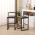 Moderne Barhocker Esszimmerstühle mit Fußstütze für die Küche