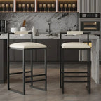 Moderne Barhocker Esszimmerstühle mit Fußstütze für die Küche