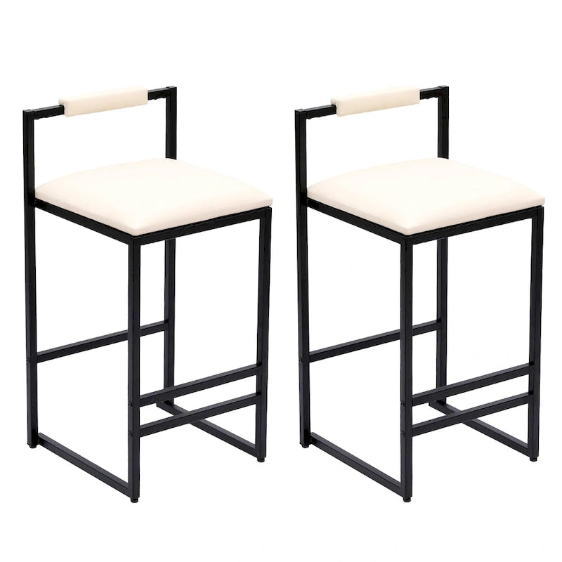 Moderne Barhocker Esszimmerstühle mit Fußstütze für die Küche