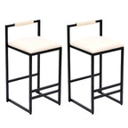 Moderne Barhocker Esszimmerstühle mit Fußstütze für die Küche