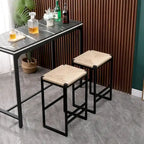 Moderne Barhocker Esszimmerstühle mit Fußstütze für die Küche
