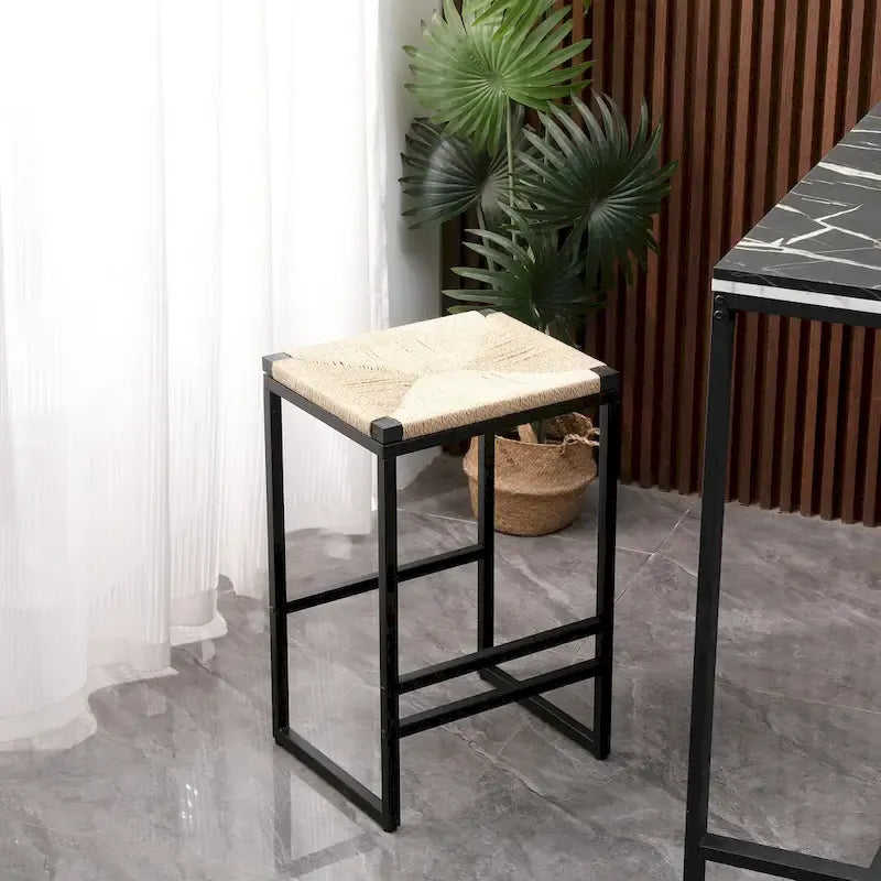 Moderne Barhocker Esszimmerstühle mit Fußstütze für die Küche