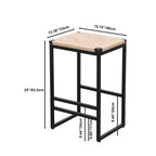 Moderne Barhocker Esszimmerstühle mit Fußstütze für die Küche