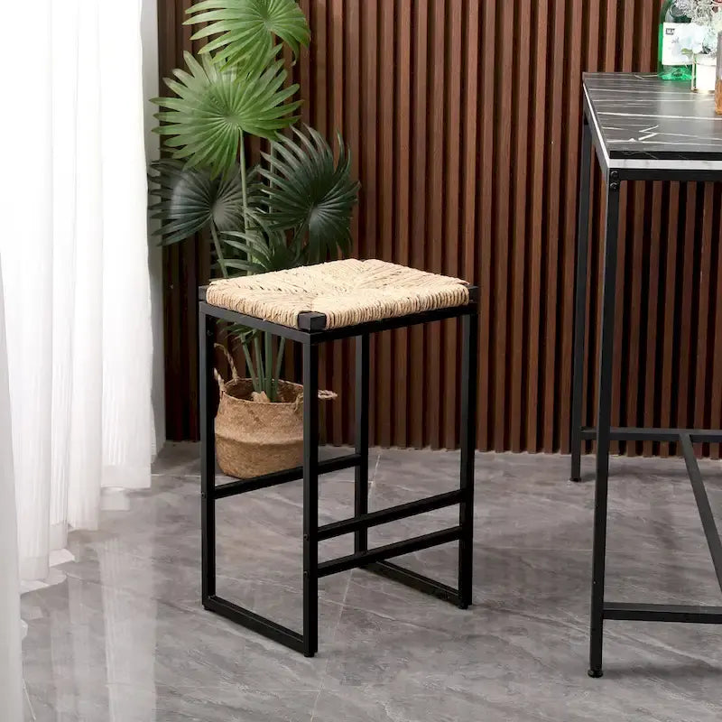 Moderne Barhocker Esszimmerstühle mit Fußstütze für die Küche