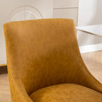Moderner Glam Bouclé-Stuhl mit Plissee-Samtbezug für Esszimmer oder Schminktisch, 2er-Set mit Rückenlehne
