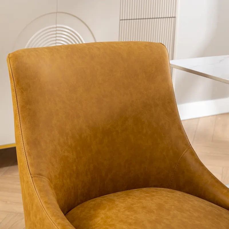 Moderner Glam Bouclé-Stuhl mit Plissee-Samtbezug für Esszimmer oder Schminktisch, 2er-Set mit Rückenlehne