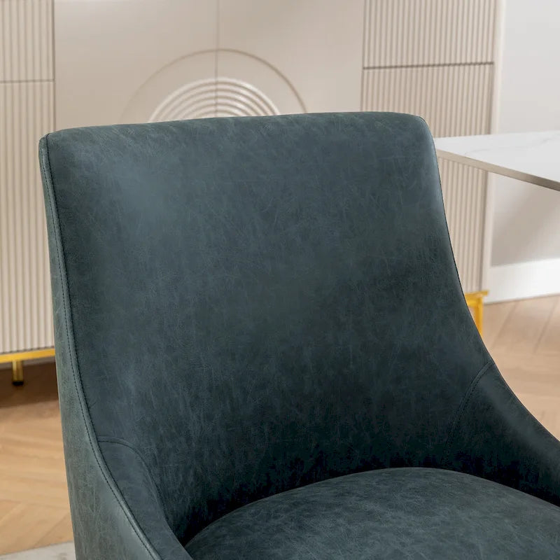 Moderner Glam Bouclé-Stuhl mit Plissee-Samtbezug für Esszimmer oder Schminktisch, 2er-Set mit Rückenlehne