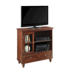 Highboy 40 TV-Schrank mit 2 Schubladen, Aufbewahrungsschrank und Regalen