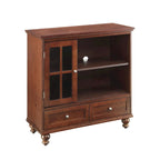 Highboy 40 TV-Schrank mit 2 Schubladen, Aufbewahrungsschrank und Regalen