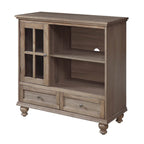 Highboy 40 TV-Schrank mit 2 Schubladen, Aufbewahrungsschrank und Regalen