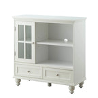 Highboy 40 TV-Schrank mit 2 Schubladen, Aufbewahrungsschrank und Regalen