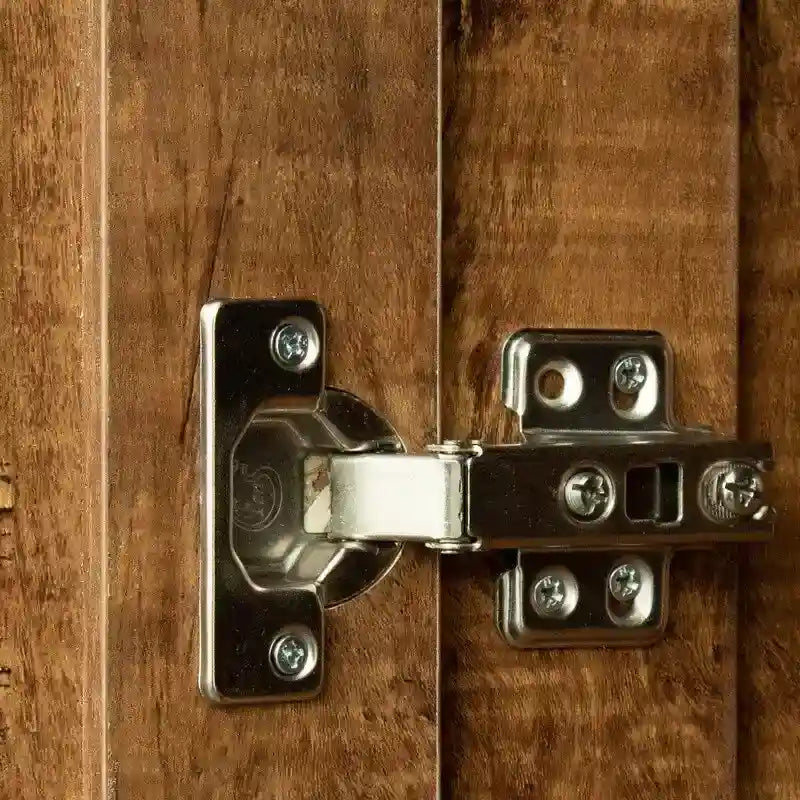 Hoher Wäscheschrank und Aufbewahrungsschrank mit 2 Türen und 3 Trennwänden zur Unterteilung von 4 Ablagefächern 75B x 40T x 180H cm