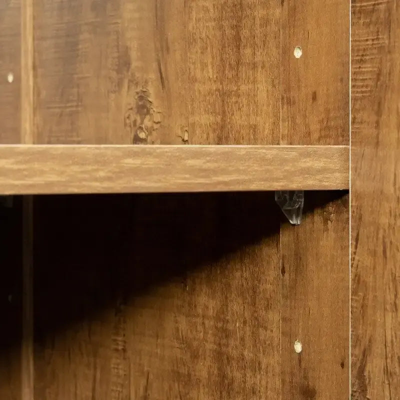 Hoher Wäscheschrank und Aufbewahrungsschrank mit 2 Türen und 3 Trennwänden zur Unterteilung von 4 Ablagefächern 75B x 40T x 180H cm