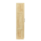 Hoher Wäscheschrank und Aufbewahrungsschrank mit 2 Türen und 3 Trennwänden zur Unterteilung von 4 Ablagefächern 75B x 40T x 180H cm