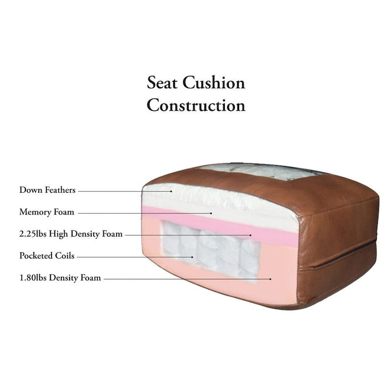 Sofa aus Narbenleder
