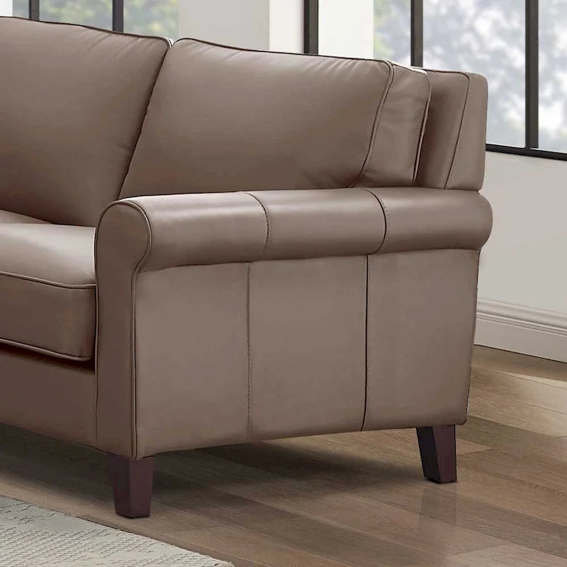 Sofa aus Narbenleder