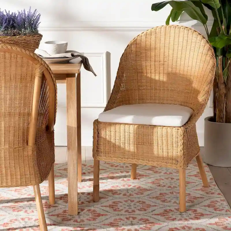 Bohemian Light Honey Rattanstuhl