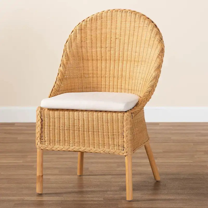 Bohemian Light Honey Rattanstuhl