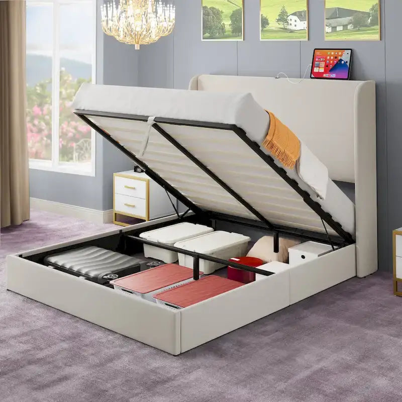 Moasis Lift Up Storage Bed Frame