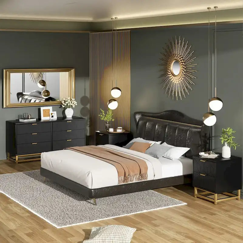 Kommode mit 6 Schubladen fürs Schlafzimmer, Holzkommode